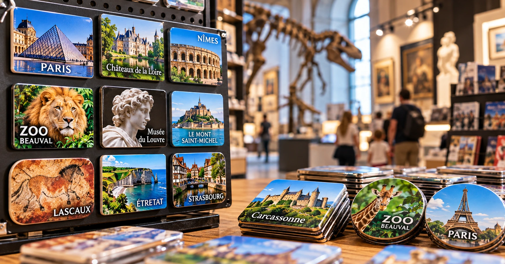 Magnets personnalisés pour musées et sites culturels