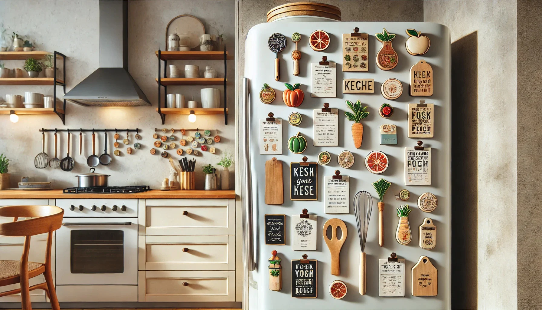 Les magnets de frigo : l’astuce déco pour afficher vos recettes préférées