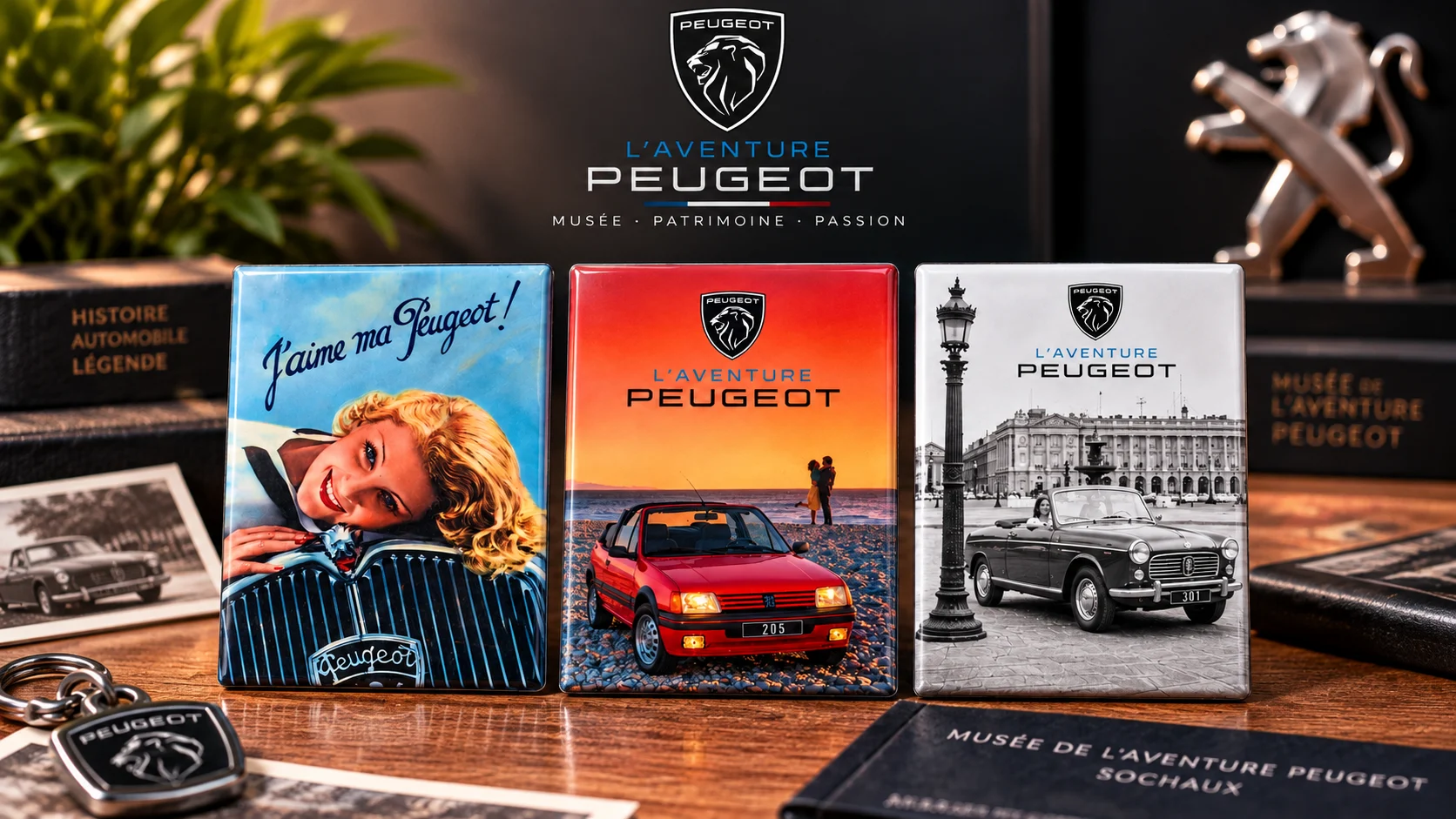 Magnets personnalisés pour le Musée de l’Aventure Peugeot à Sochaux